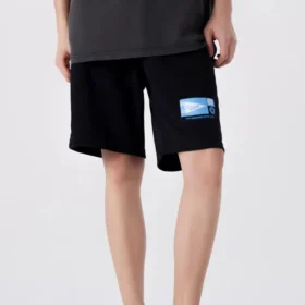 Chucks Retro Collegiate Shorts asiatische Größen „Schwarz“
