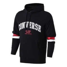Collegiate Text Pullover Hoodie asiatische Größen „Black“ Collegiate Text Pullover Hoodie asiatische Größen „Black“