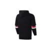 Collegiate Text Pullover Hoodie asiatische Größen „Black“