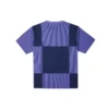 Color-Blocked-Jersey-T-Shirt mit Tasche, asiatische Größen „Purple“