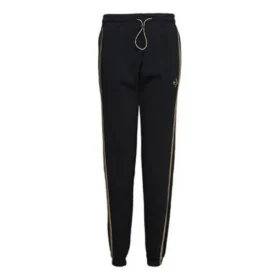 Colourblock Shine Pants Asia-Größen „Schwarz“