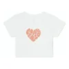 Colourful Heart T-Shirt Asia-Größen „Weiß“