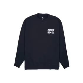 Cons One Star Crew Sweatshirt asiatische Größen „Black“