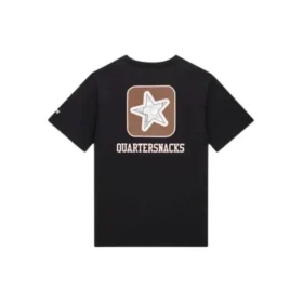 Cons x Quartersnacks T-Shirt (asiatische Größen) „Schwarz“