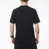 Converse Chuck Pattern Herren-Freizeit-Sport-T-Shirt mit Rundhalsausschnitt, atmungsaktiv, kurzärmelig, schwarz