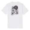 Converse Chuck Printing Strick-Sportshirt für Herren, Rundhalsausschnitt, kurze Ärmel, Weiß