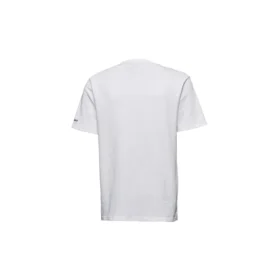 Converse Classic Basic Casual Kurzarm-T-Shirt für Herren, Weiß