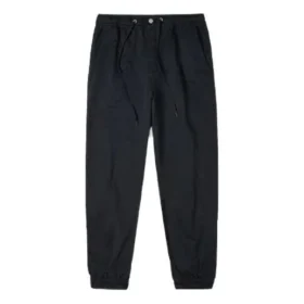 Converse Einfarbige Herren-Sport-Hose mit hoher Taille / Jogginghose / Jogginghose Schwarz