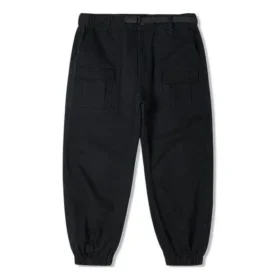 Converse Herren-Freizeithose, einfarbig, gewebt, mit Schnürsenkeln, schwarz