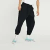 Converse Herren-Freizeithose, einfarbig, gewebt, mit Schnürsenkeln, schwarz