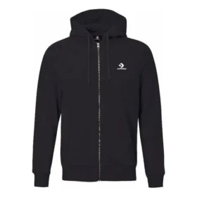 Converse Herren-Freizeitjacke, atmungsaktiv, schwarz Converse Herren-Freizeitjacke, atmungsaktiv, schwarz