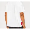 Converse Herren-Sport-T-Shirt mit kontrastierendem Aufdruck, kurzärmelig, rot