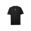 Converse Herren-Sport-T-Shirt mit lustigem Cartoon-Aufdruck, atmungsaktiv, kurzärmelig, schwarz