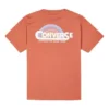 Converse Herren-Sport-T-Shirt mit Regenbogen-Logo-Print, gestrickt, kurzärmelig, rot