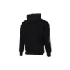 Converse Herren-Sportjacke mit Flash-Logo-Print, mit Fleece gefüttert, schwarz