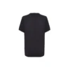 Converse Herren-T-Shirt aus reiner Baumwolle mit Alphabet-Print, kurzärmelig, schwarz