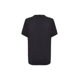 Converse Herren-T-Shirt aus reiner Baumwolle mit Alphabet-Print, kurzärmelig, schwarz