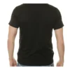Converse Herren-T-Shirt aus reiner Baumwolle mit Alphabet-Print, kurzärmelig, schwarz