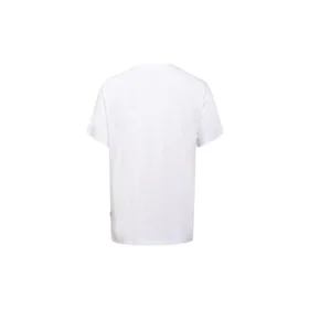 Converse Herren-T-Shirt aus reiner Baumwolle mit Alphabet-Print, kurzärmelig, weiß