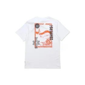Converse Herren-T-Shirt mit Aufdruck, kurzärmelig, weiß
