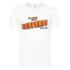 Converse Herren-T-Shirt mit lockerem Alphabet-Aufdruck, kurzärmelig, casual, weiß