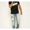 Converse Herren-T-Shirt mit lockerem Alphabet-Aufdruck, kurzärmelig, schwarz