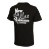 Converse Herren-T-Shirt mit Rückenaufdruck, lässig, Rundhalsausschnitt, kurze Ärmel, schwarz