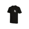 Converse Herren-T-Shirt mit Rückenaufdruck, lässig, Rundhalsausschnitt, kurze Ärmel, schwarz