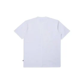 Converse Herren-T-Shirt mit Smiley-Aufdruck, atmungsaktiv, kurzärmelig, weiß