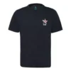 Converse-Muster-Sport-Kurzarm-Shirt für Herren, schwarz