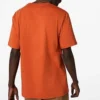Converse Renew Herren-T-Shirt mit Alphabet-Print, kurzärmelig, orange