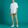 Converse Skate-T-Shirt für Herren mit lockerem Aufdruck, Rundhalsausschnitt und kurzen Ärmeln, weiß