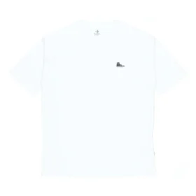 Converse SS22 Classic Chuck Printing Kurzarm-T-Shirt für Herren, Weiß Converse SS22 Classic Chuck Printing Kurzarm-T-Shirt für Herren, Weiß