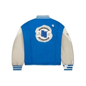 Converse x ADER ERROR SHAPES Varsity-Jacke (asiatische Größen) „Cobalt“ Converse x ADER ERROR SHAPES Varsity-Jacke (asiatische Größen) „Cobalt“