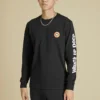 Converse x Bugs Bunny Langarm-T-Shirt (asiatische Größen) „Schwarz“