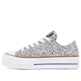 Converse x Chiara Ferragni Chuck Taylor All Star Lift Ox „Silver Red“