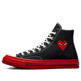 Converse x COMME des GARCONS PLAY Chuck 70 High „Black Red“