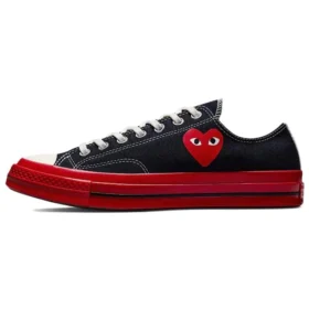 Converse x COMME des GARCONS PLAY Chuck 70 Low „Black Red“