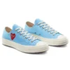 Converse x COMME des GARCONS PLAY Chuck 70 Low „Bright Blue“