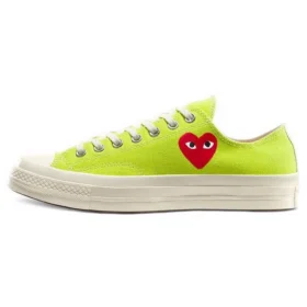 Converse x COMME des GARCONS PLAY Chuck 70 Low „Bright Green“