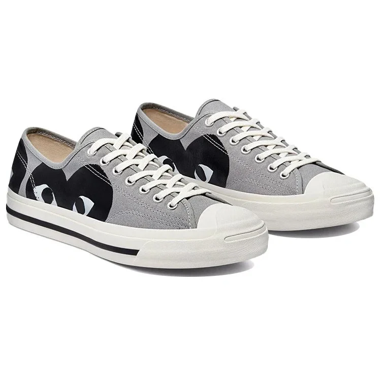 Converse x COMME des GARCONS PLAY Jack Purcell „Drizzle Black“ Converse x COMME des GARCONS PLAY Jack Purcell „Drizzle Black“