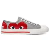 Converse x COMME des GARCONS PLAY Jack Purcell „Drizzle Red“