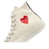 Converse x Comme des Garçons PLAY Chuck 70 Hi „Single Heart Milk“