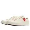 Converse x Comme des Garçons PLAY Chuck 70 Ox „Single Heart Milk“