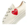 Converse x Comme des Garçons PLAY Chuck 70 Ox „Single Heart Milk“
