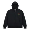 Converse x Daily Paper Kapuzen-Fleece-Jacke (asiatische Größen) „Black“