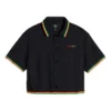 Converse x Daily Paper Kurzarm-Poloshirt (asiatische Größen) „Black“