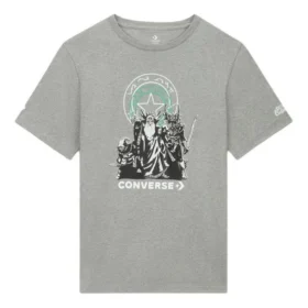Converse x Dungeons & Dragons Charakter-T-Shirt (asiatische Größen) „Vintage Grey Heather“ Converse x Dungeons & Dragons Charakter-T-Shirt (asiatische Größen) „Vintage Grey Heather“