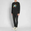 Converse x Golf Le Fleur Crew Sweatshirt asiatische Größen „Black“