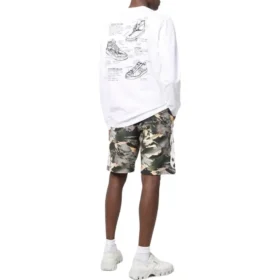 Converse x Josh Vides Langarm-T-Shirt mit Tasche, asiatische Größen „Weiß“ Converse x Josh Vides Langarm-T-Shirt mit Tasche, asiatische Größen „Weiß“